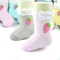 3 pairslots baby socks mesh thin socks bow accessories girls socks cotton breathable newborn cute socks baby clothing