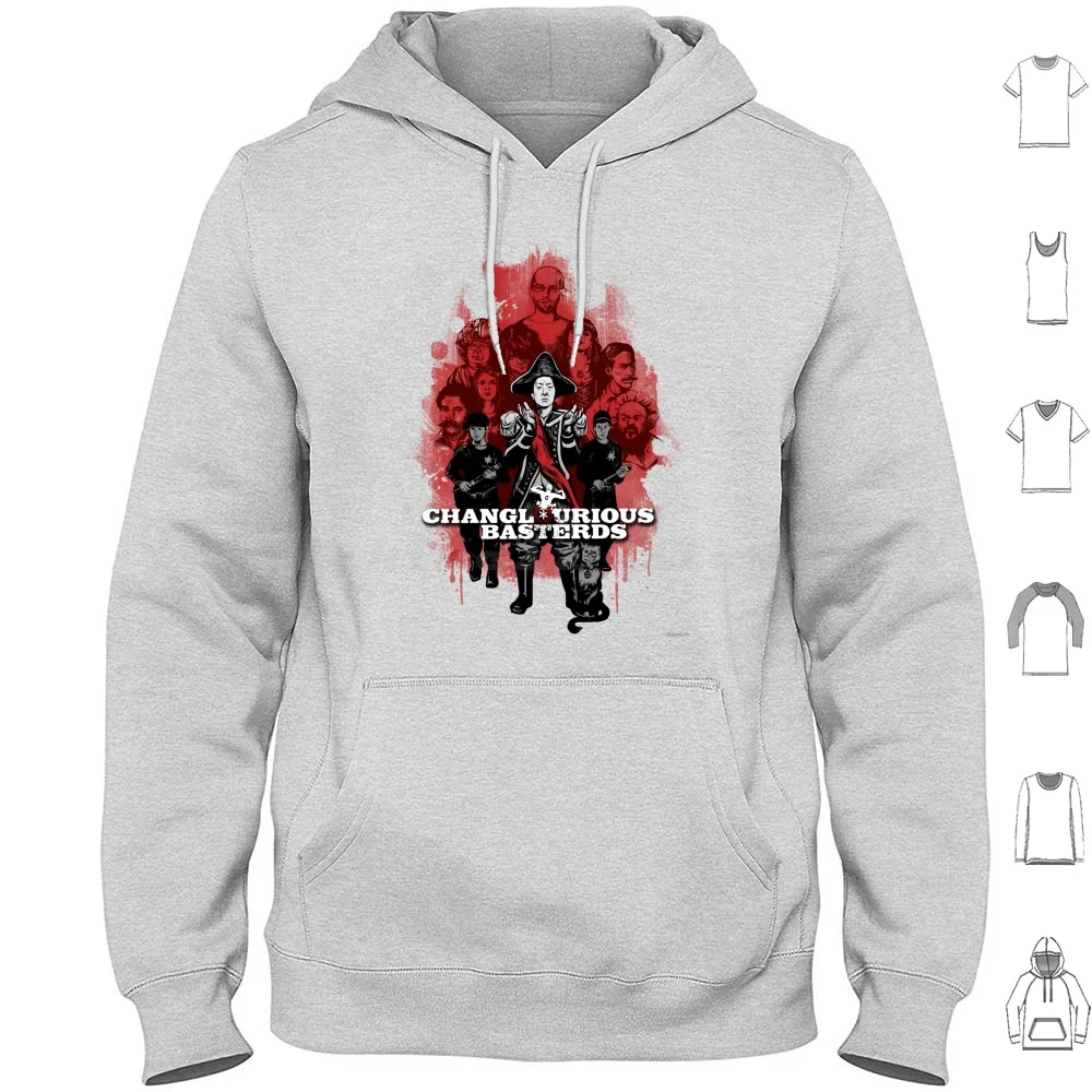 

Changlourious Basterds ( Any Shirt Colour ) Hoodies Long Sleeve Megan Lara Troy Abed Britta Shirley Jeff Pierce Chang