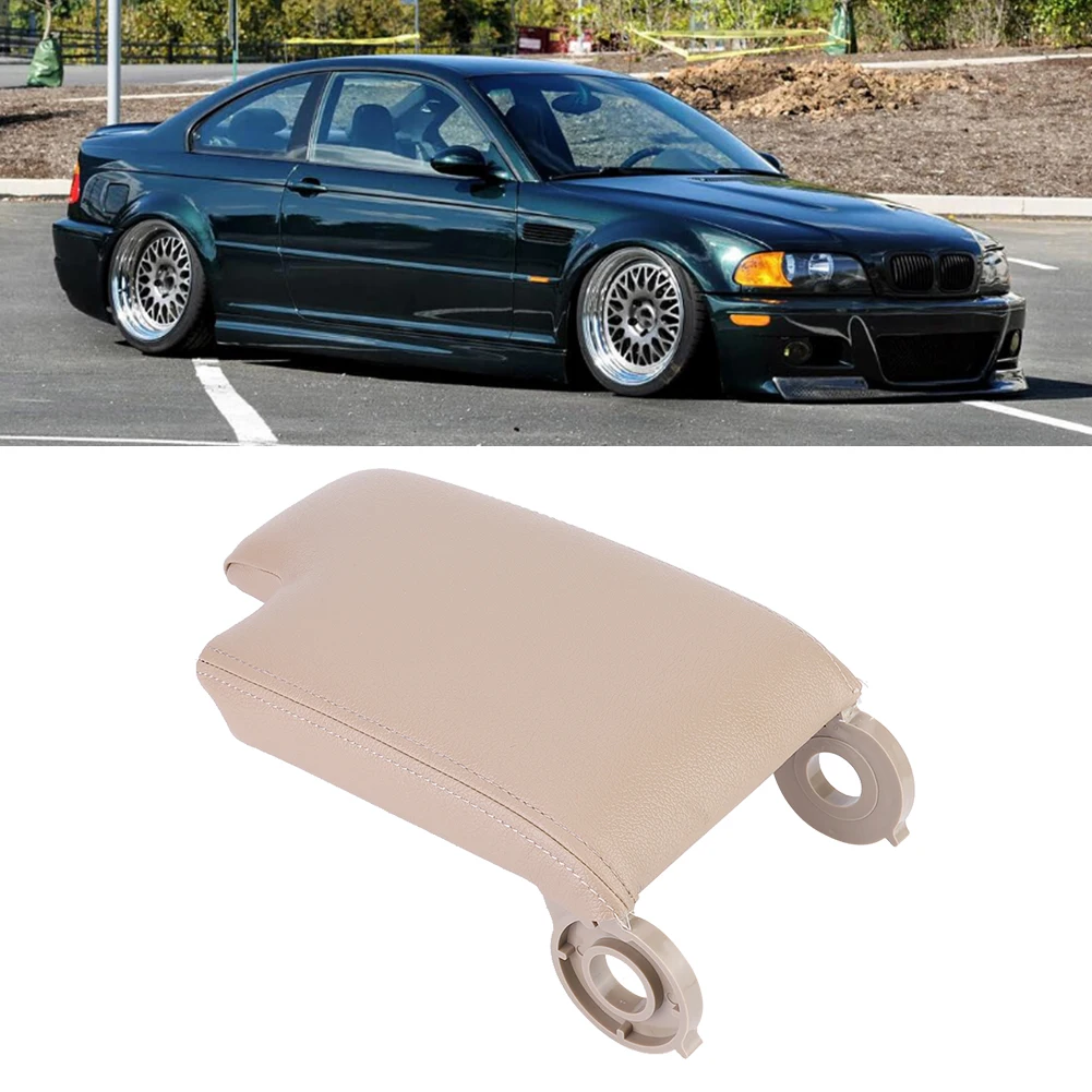 Car Center Console Armrest Cover Pad Cushion Fits for E46 1999-2004 | Armrests
