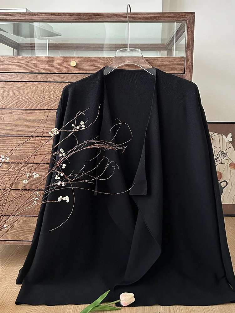 [Oein] 2024 кардиган свитер Женское пальто осень и зима свободный модный носится на