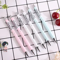 2 pcspack drawing writing mechanical pencil 0 5mm cartoon metal pencil is not easy to break 0 7mm student stationery