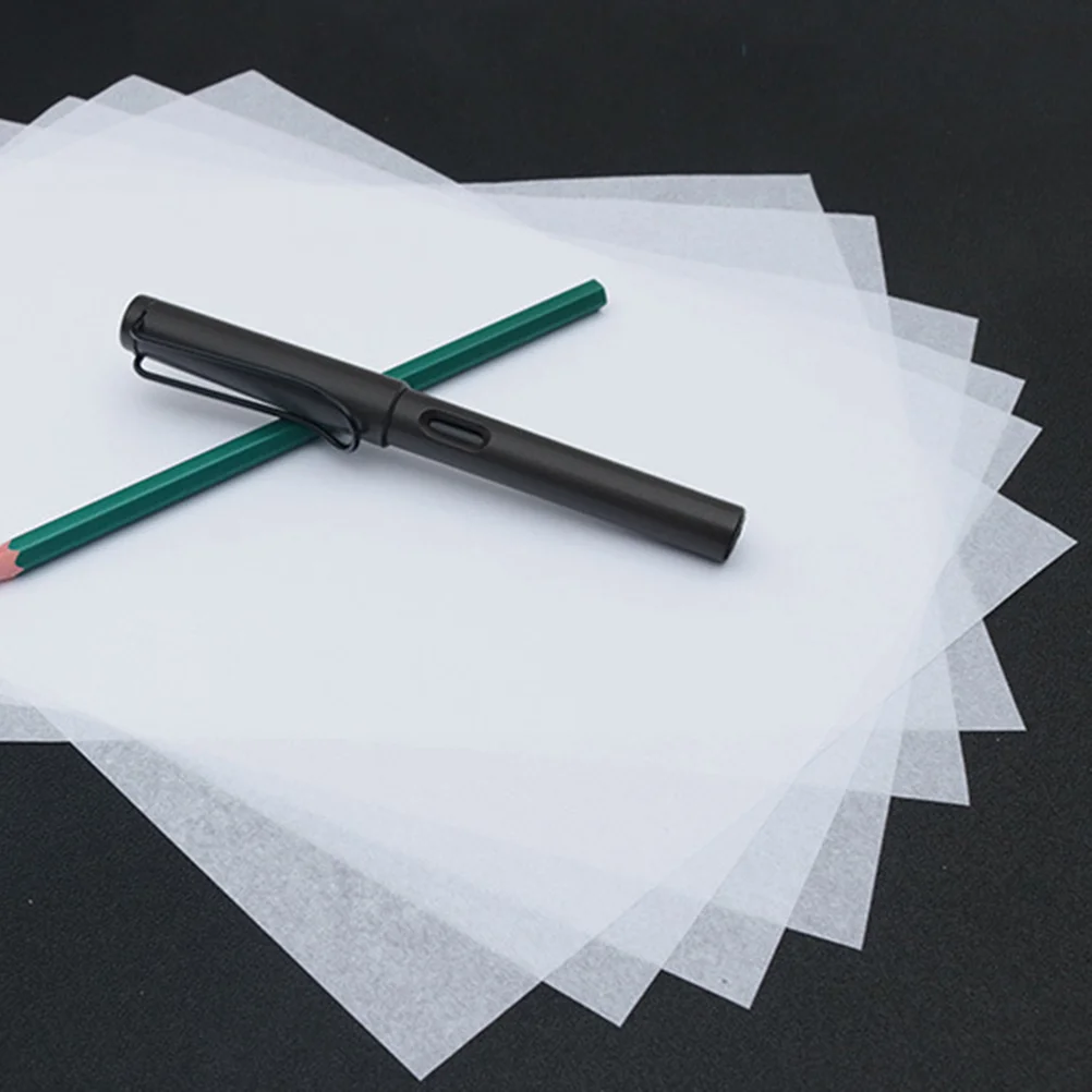 

100pcs Vellum Paper Tracing Paper Artists Trace Paper White Translucent Sketching Paper For Ink Markers 16K