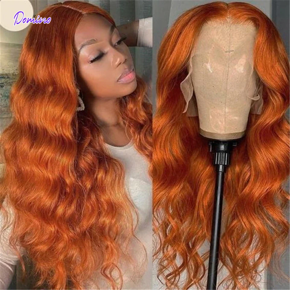 Ginger Lace Front Wig Human Hair Body Wave Lace Front Wigs For Women Colored Brazilian Human Hair Wigs