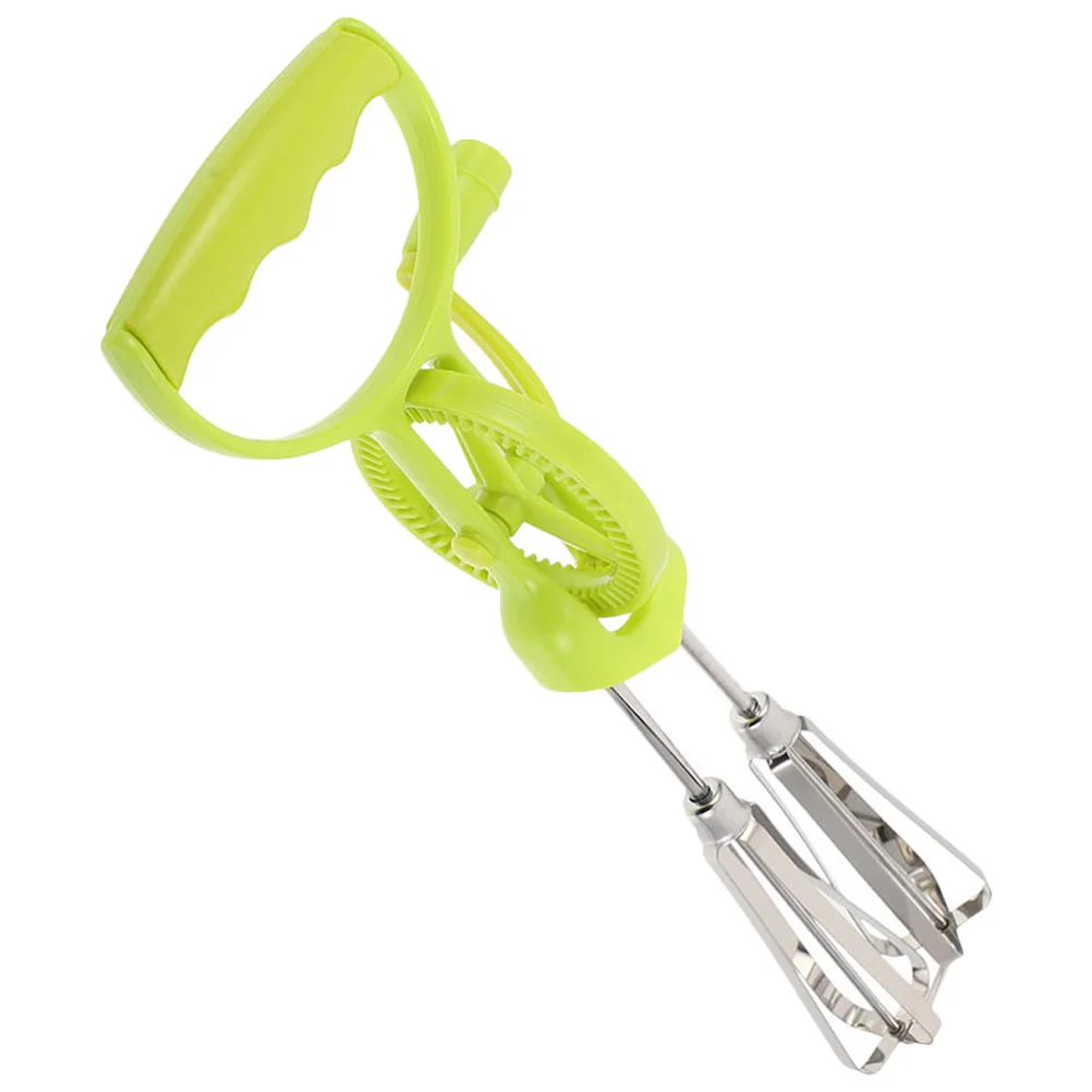 

Manual Egg Beater Hand Crank Egg Blender Mixer Multi-Functional Kitchen Blending Tool