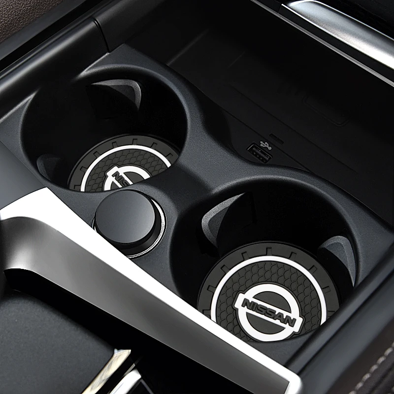 2 шт. автомобильный силиконовый нескользящий коврик для подставки под бутылку