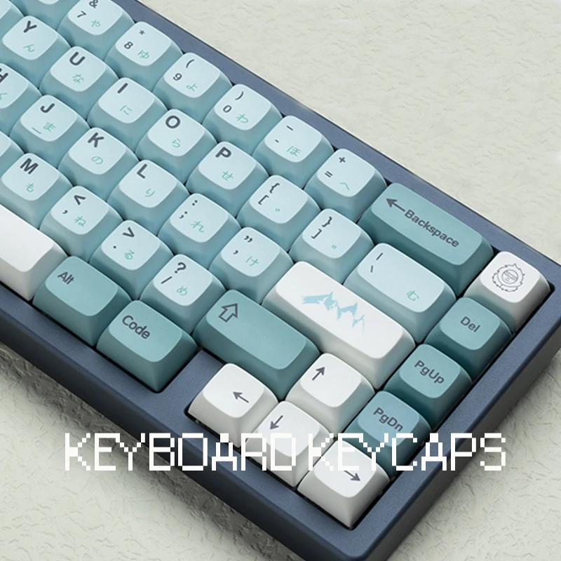 

Колпачки для клавиш GMK Iceberg XDA, колпачки для механических клавиатур, персонализированные колпачки для клавиш с сублимационной краской