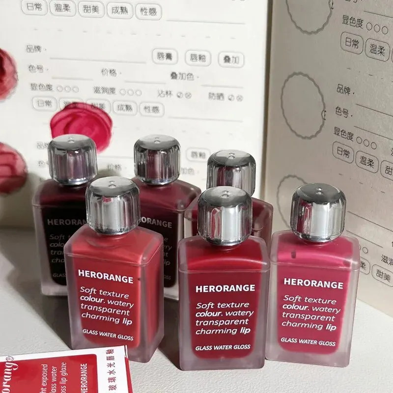 Прозрачный глянцевый матовый Блестящий Блеск для губ HERORANGE HR567