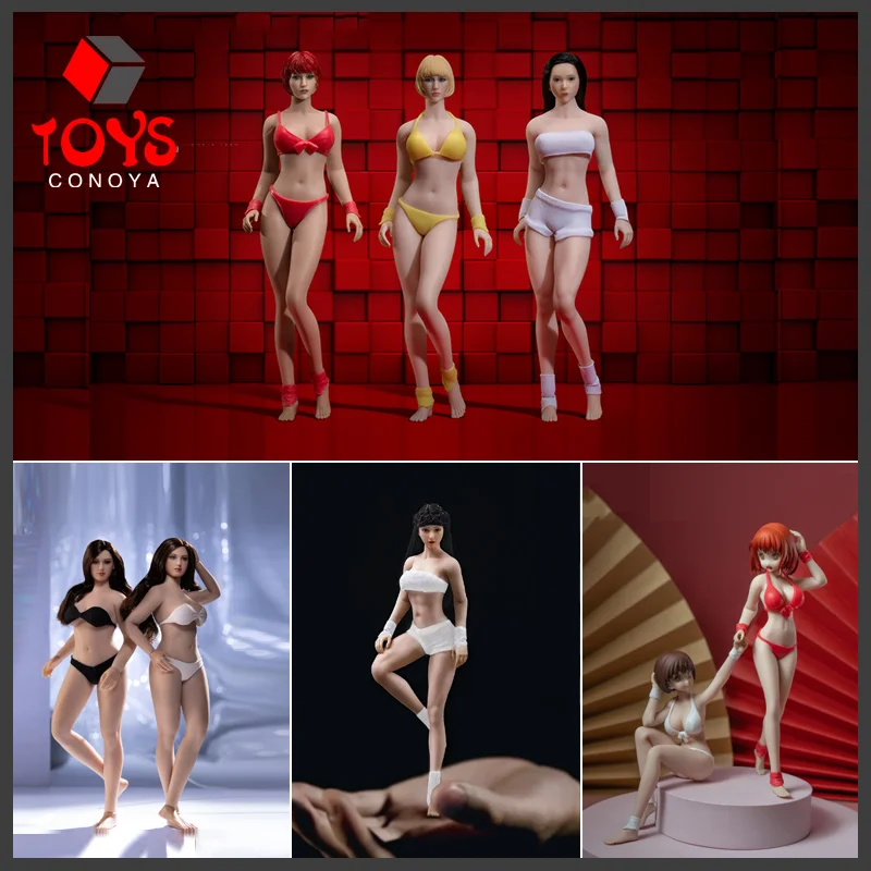 Фигурка Tbleague Phicen T01a T02a T03a T04b Масштаб 1/12 Супергибкое Женское Тело