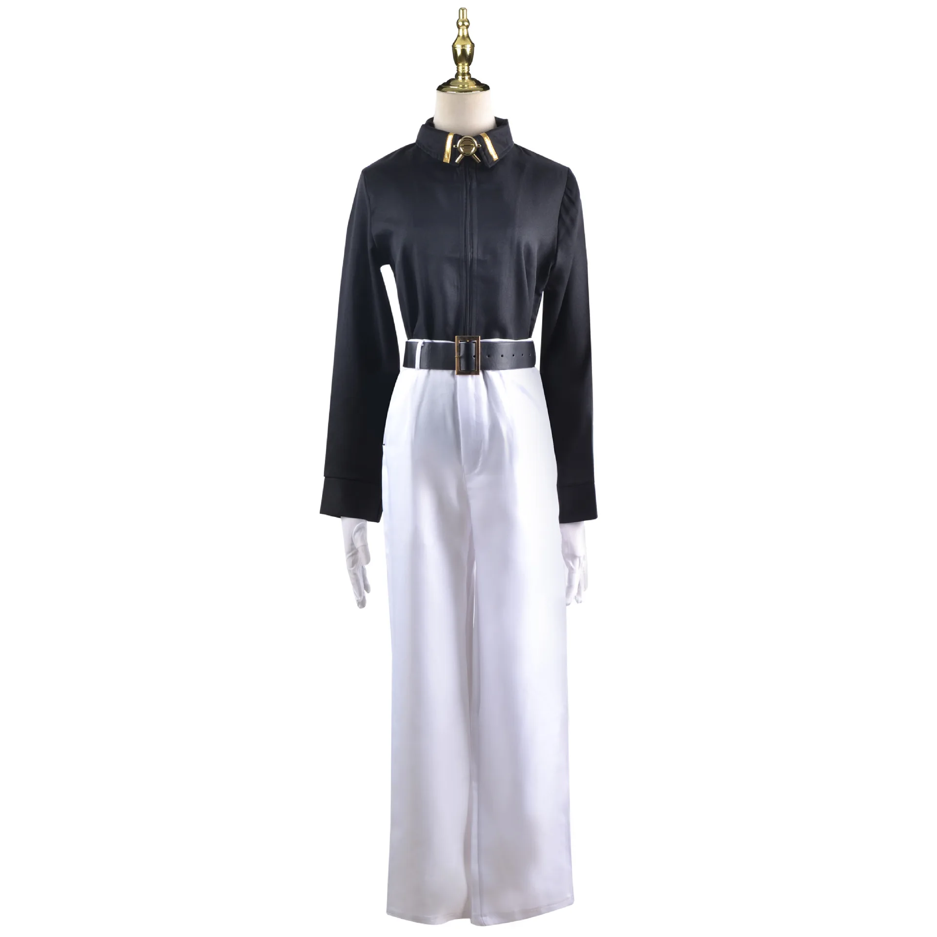 Серафим Конца Микаэла Хякуя Косплей Костюм Короткий Парик Белый Плащ Униформа