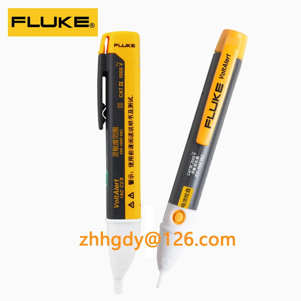 FLUKE 1AC-C2 II VoltAlert Sensor Non-contact 200~1000V AC tester electrical Detector Pen