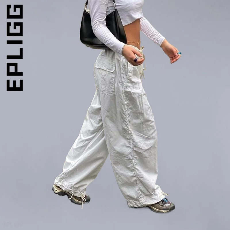

Epligg новые брюки женские брюки мешковатые длинные брюки для женщин элегантные брюки штаны шикарная качественная женская одежда