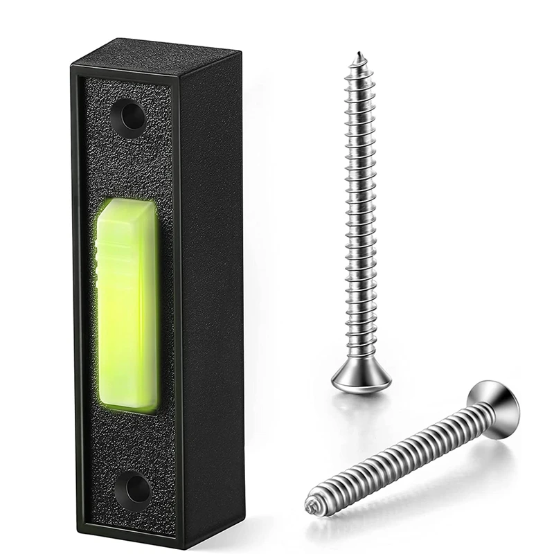 

Universal Garage Door Opener Switch 41A4166 Wired Lighted Wall Mounted Push Button Black Finish with White Center Button