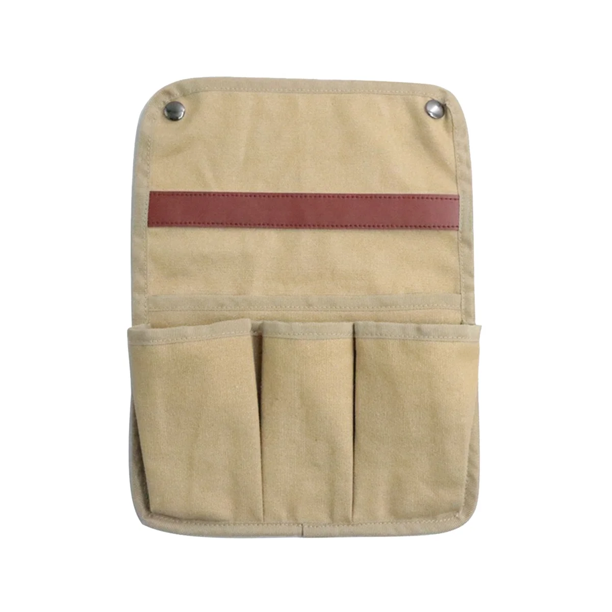 

Camping Chair Side Canvas Organizer Bag Outdoor BBQ Garden Tool Bag Camping Chair Armrest Storge Pocket,Khaki