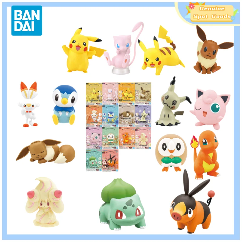 Фигурки героев аниме «Покемон пламо», Подлинная сборная серия «Бульбазавр», «Tepig», «Пикачу», модель, подарок для игрушек, хобби для детей