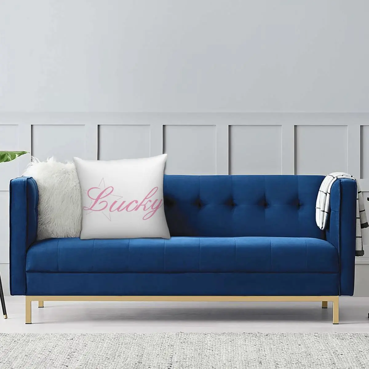 Одиночная наволочка Halsey Lucky полиэстеровая с принтом декоративная домашний