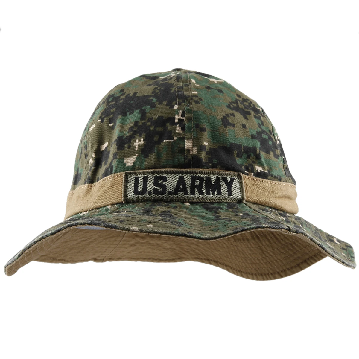 

Camo Fisherman Hat US Army Bucket Hats For Men Casual Street Panama Hiphop Sun Caps