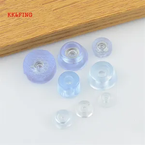 KKFING 20pcs Soft Transparent Non-slip Pads Chair Table Feet Leg Bottom Pads Furniture Sofa Stool Foot Covers Floor Protectors