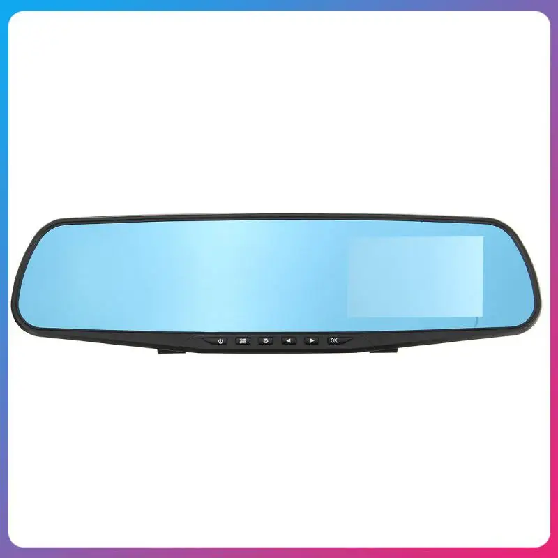 

4 ''1080P 120 ° HD двойной объектив, прочный Автомобильный видеорегистратор, монитор камеры, видеорегистратор, зеркало заднего вида, 500 Вт пикселей...