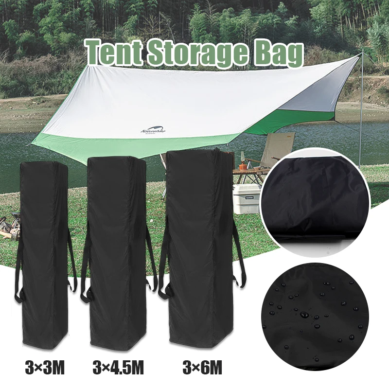 Without Tent Black Tent Storage Bag Waterproof Cover Sunscreen Canopy Outdoor Garden Awning Tent Tote Bags Camping Shed Handbag