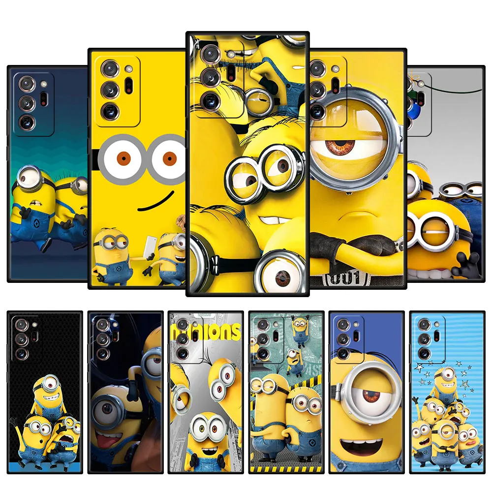 

Cover Case for Samsung Galaxy Note 8 9 10 20 Plus Lite Ultra F12 F22 F23 F41 F42 5G Style Capinha Despicable Me Minions Movie