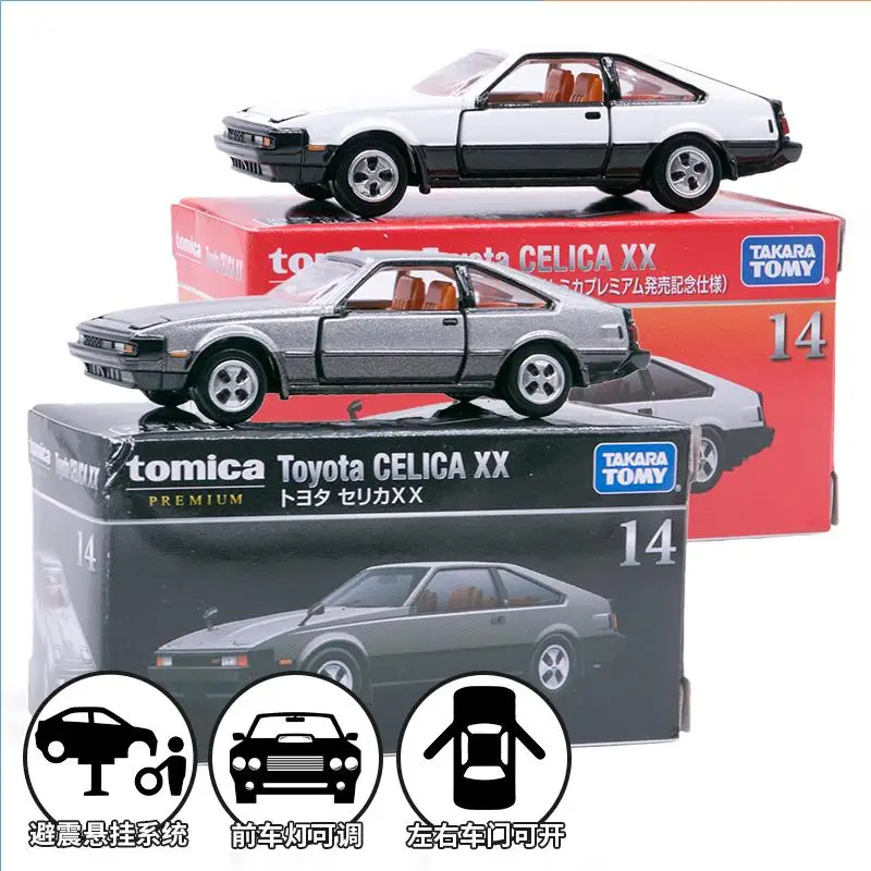 TOMICA Tomy TP14 1/62 черная коробка Celica XX дверные открывающиеся фары может пружиняться