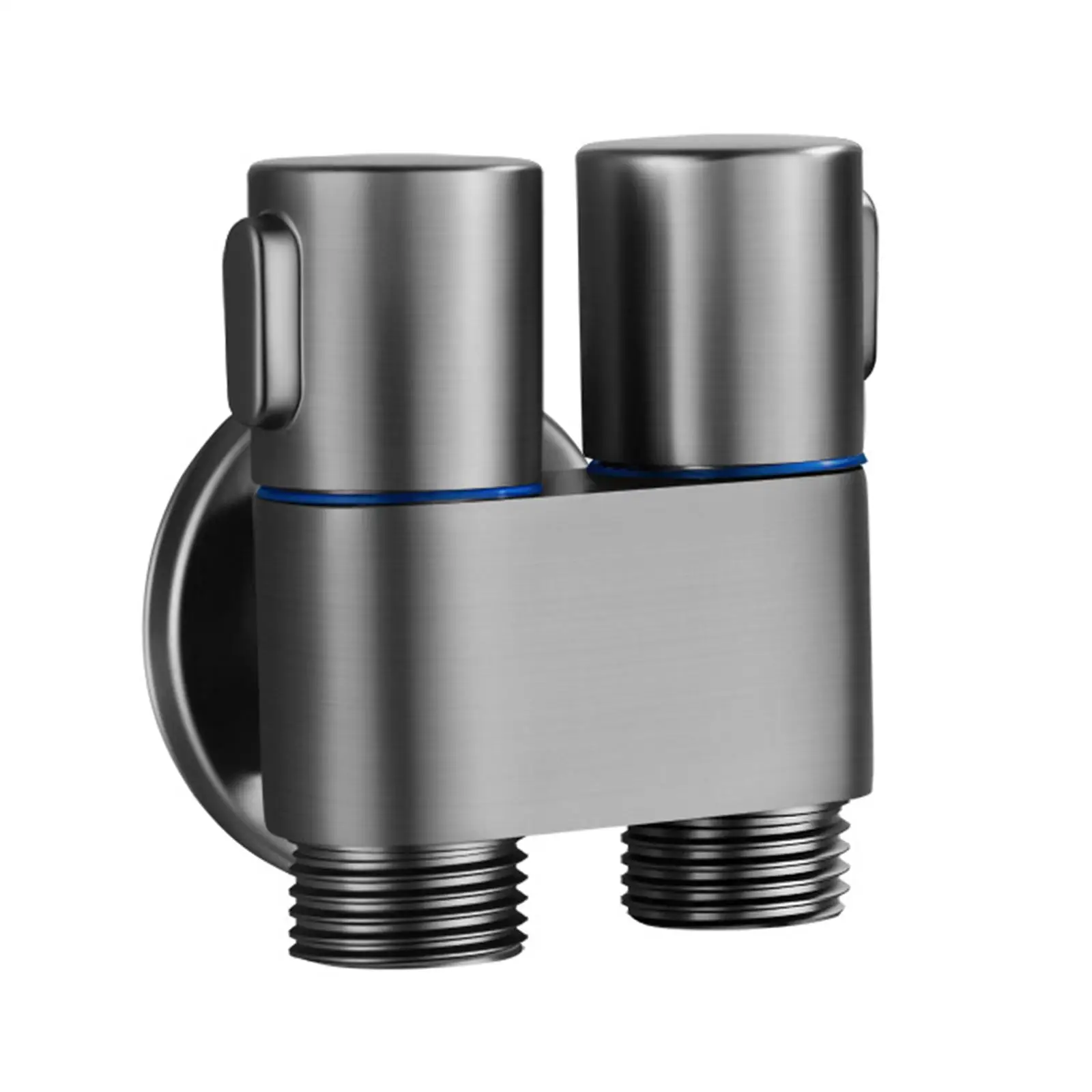 

Handheld Bidet Sprayer Valve 1-in 2-out Wall Mount 1/4 Dual Control Valve Bidet