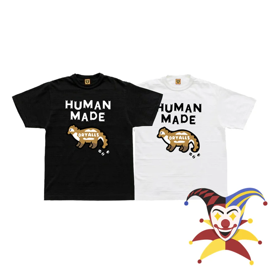 

Human Made T Shirts Men Women Breathable Slub Cotton T-Shirt Tee Oversized harajuku shirt