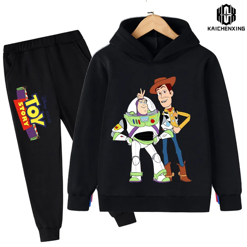 

2023 Kids Hoodie Buzz lightyear Design Children's Clothes Autumn 3D Baby Sweater Printed Toy Story Girls Pullover Boys Suit