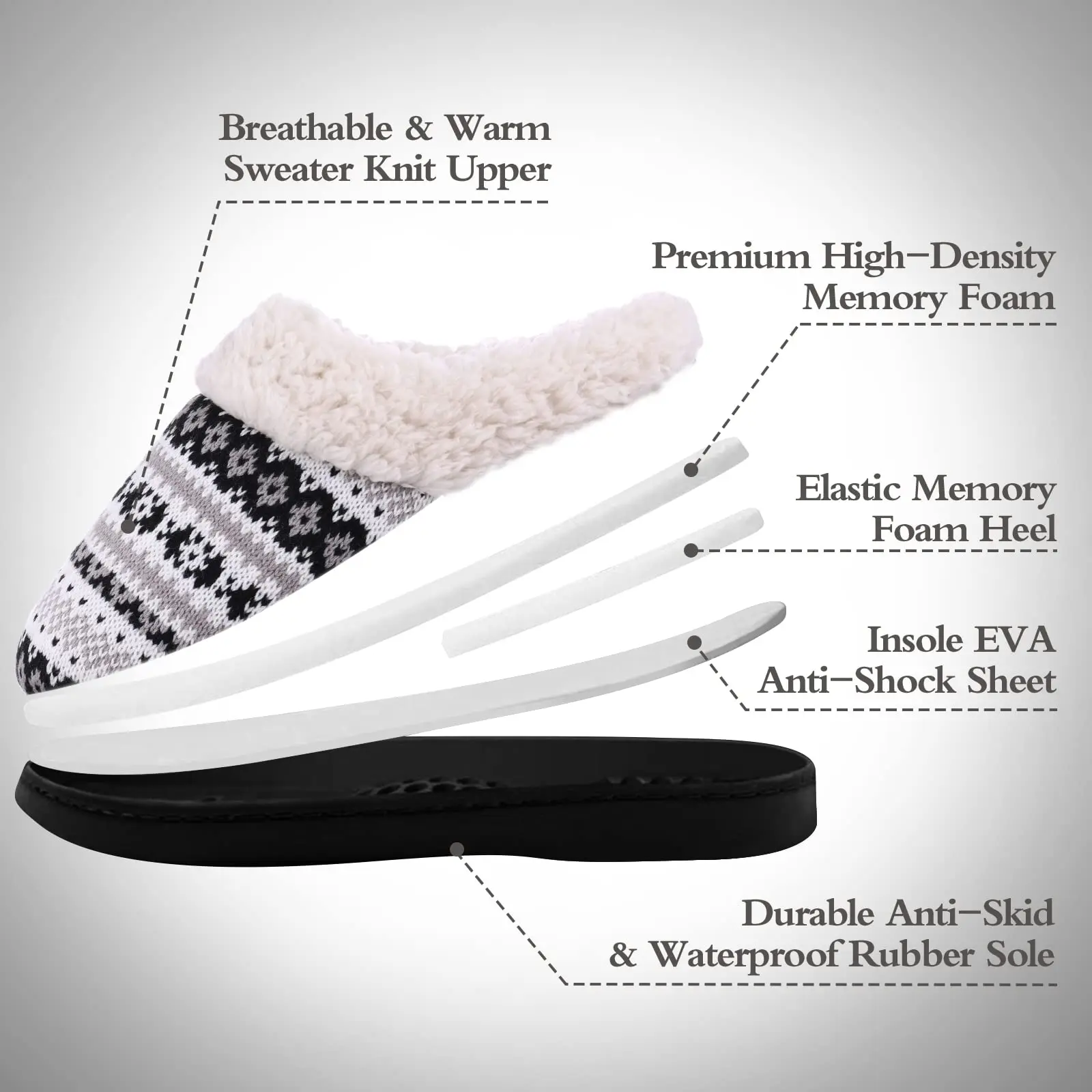 Женские зимние меховые тапочки Litfun мужские теплые уютные плюшевые пушистые