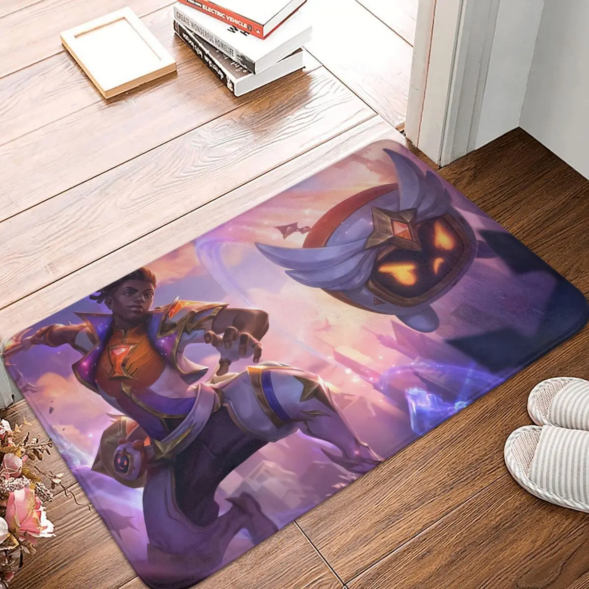 

LOL League Game Kitchen Non-Slip Carpet Star Guardian Ekko Skin Splash Art Bedroom Mat Welcome Doormat Home Decoration Rug