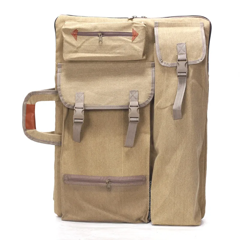 

Canvas Backpack 4K Multi-function Drawing Board Bag Easel Sketch Storage Bag Art Student Outdoor Sketch Art Supplies