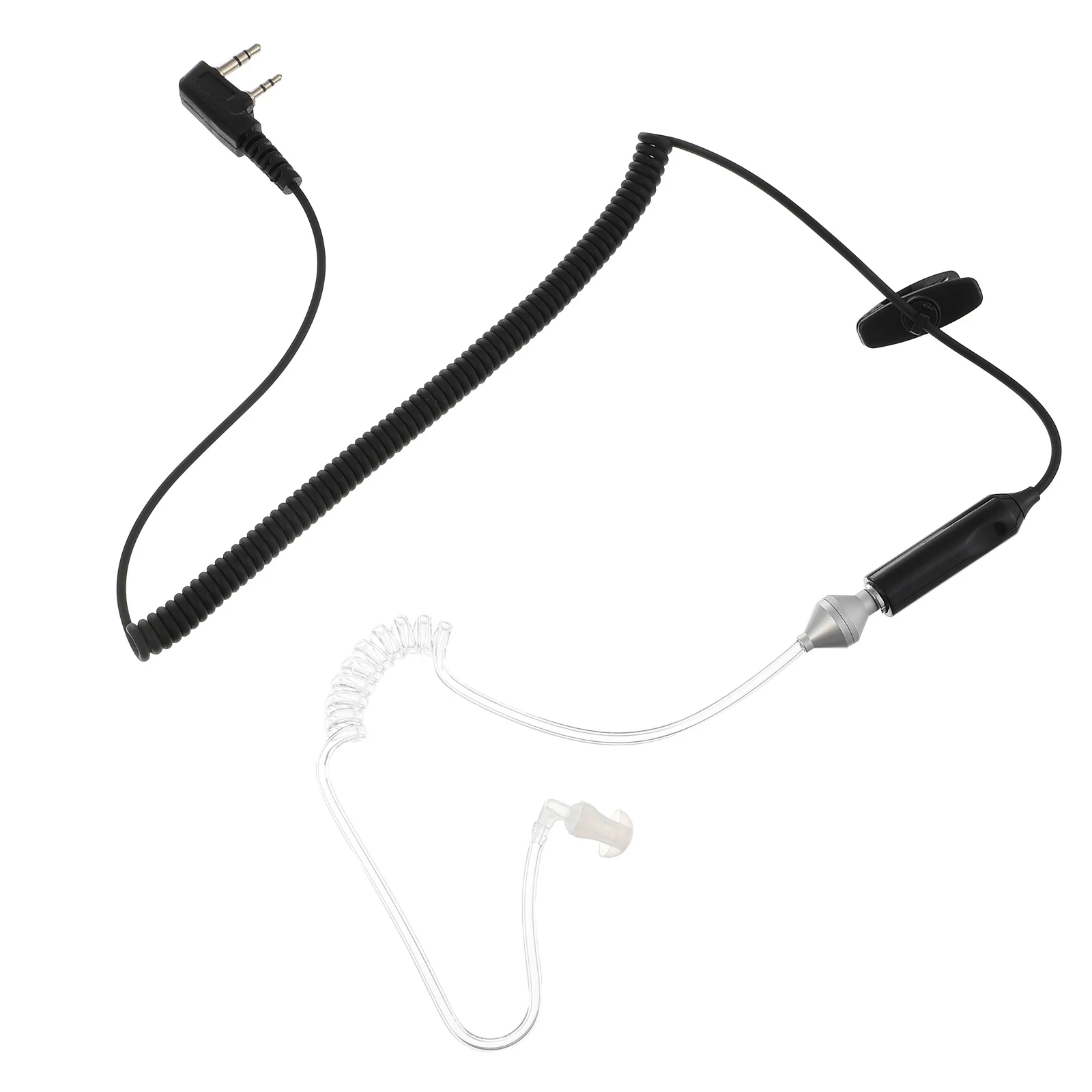 

Wired Earphone 5Mm Intercom Headset Interphone 3 Covert Acoustic Adapter