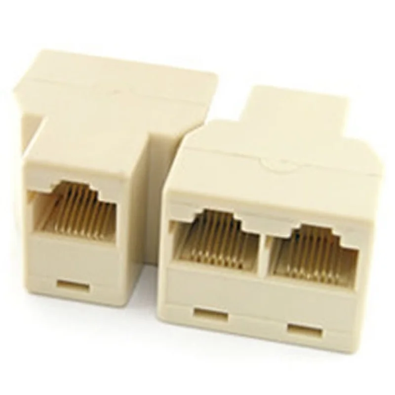 Адаптер для кабеля Ethernet, RJ45, CAT5 CAT6 LAN 8P8C