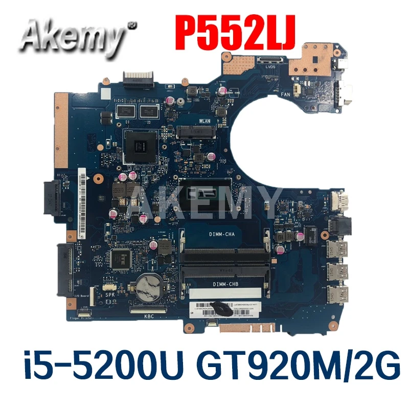 Материнская плата для ноутбука P552LJ Asus P552LA P552L PRO552L PRO552LJ P2520LA P2520LJ |