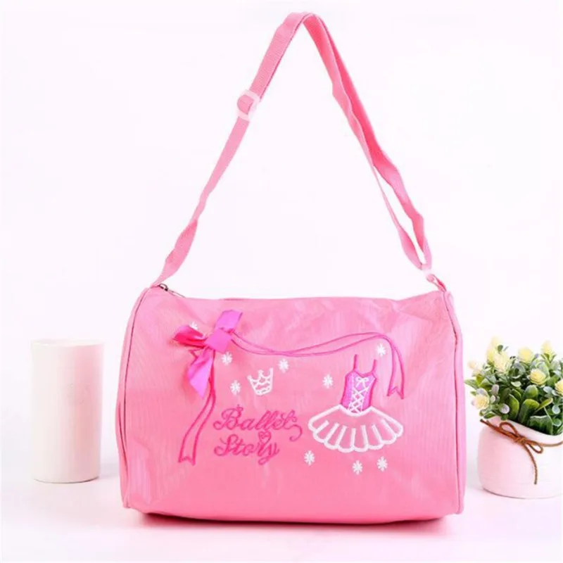 

2021 Children's Embroidered Ballet Dress Bucket Bag Handbags Crossbody Bag Daily Casual Totes For Kids