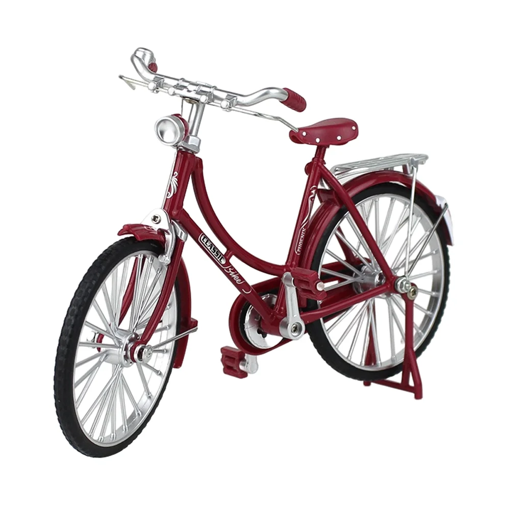 

Модель велосипеда масштаб 1/10, велосипед, товары для дома, детская игрушка, настольная миниатюрная Гоночная машина, украшения для дома из сплава для женщин