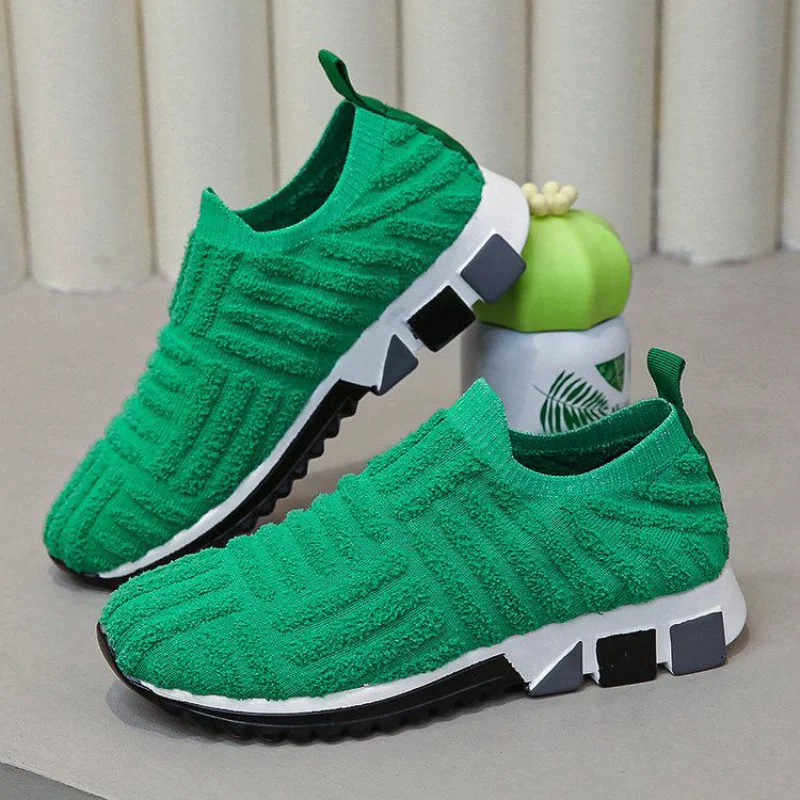 

Кроссовки женские из сетчатого дышащего материала, Вулканизированная подошва, на шнуровке, Повседневная модная обувь