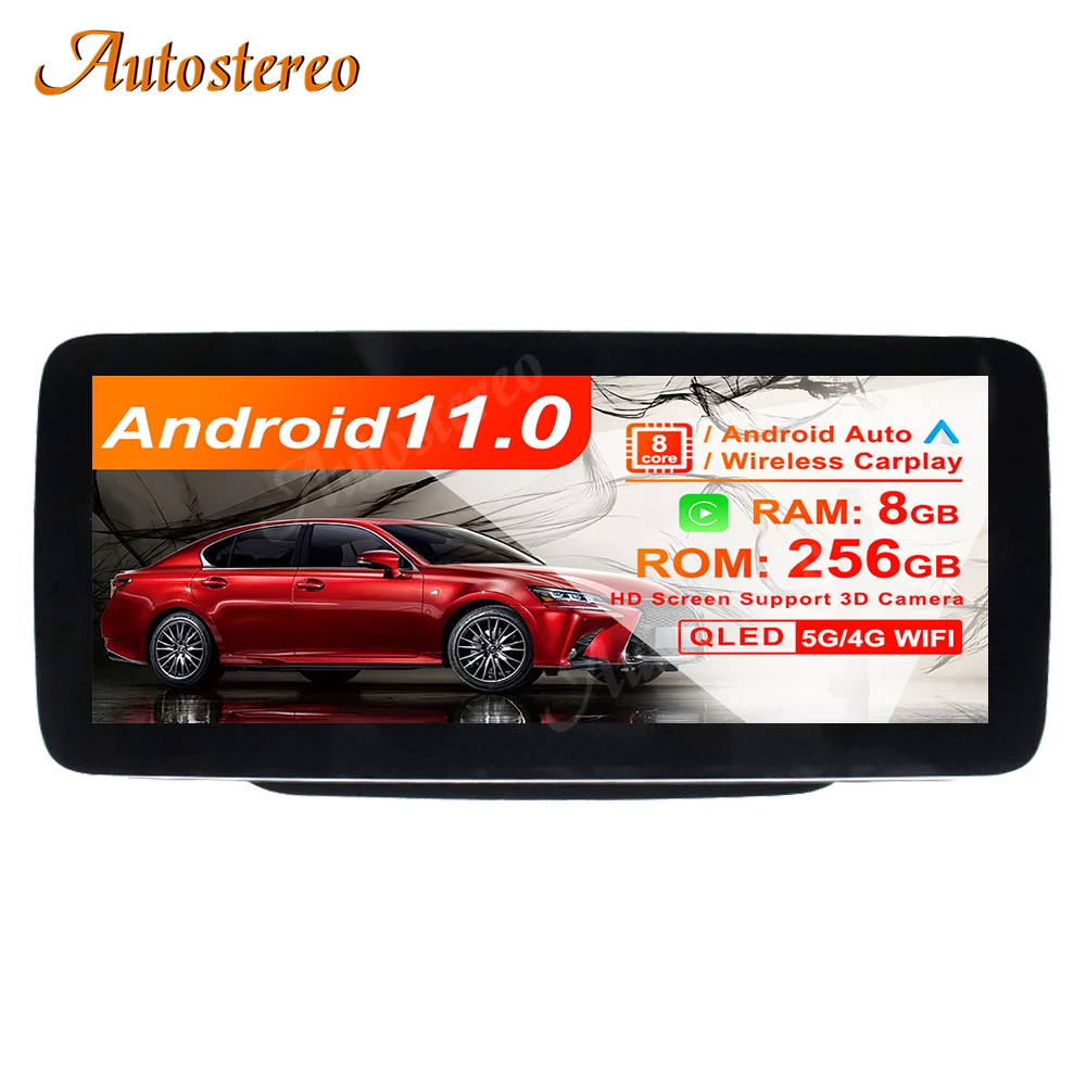 

12.3" 1920 720 Android 11.0 256GB For Mercede Benz CLA GLA A Class W176 2013-2019 Car GPS Navigation AutoStereo Multimedia Radio
