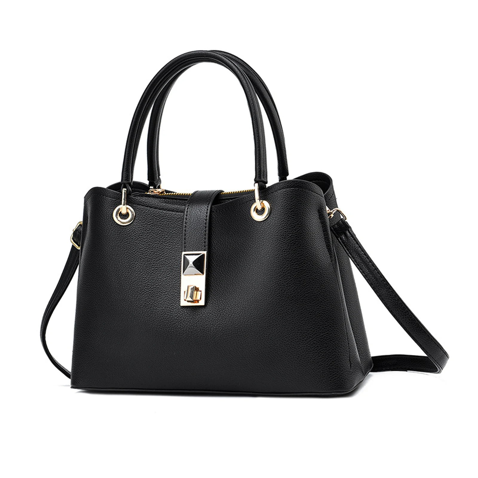 

NICOLE & DORIS Ladies Handbags Small Top Handle Bags Crossbody Bag Phone Bag PU Leather Shoulder Bag with Lock Closure Women Han