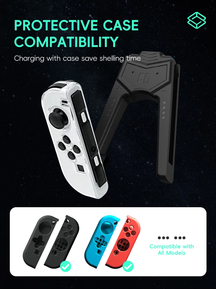 Зарядная ручка DATA FROG Joycon для Nintendo Switch/Switch Lite/Switch OLED