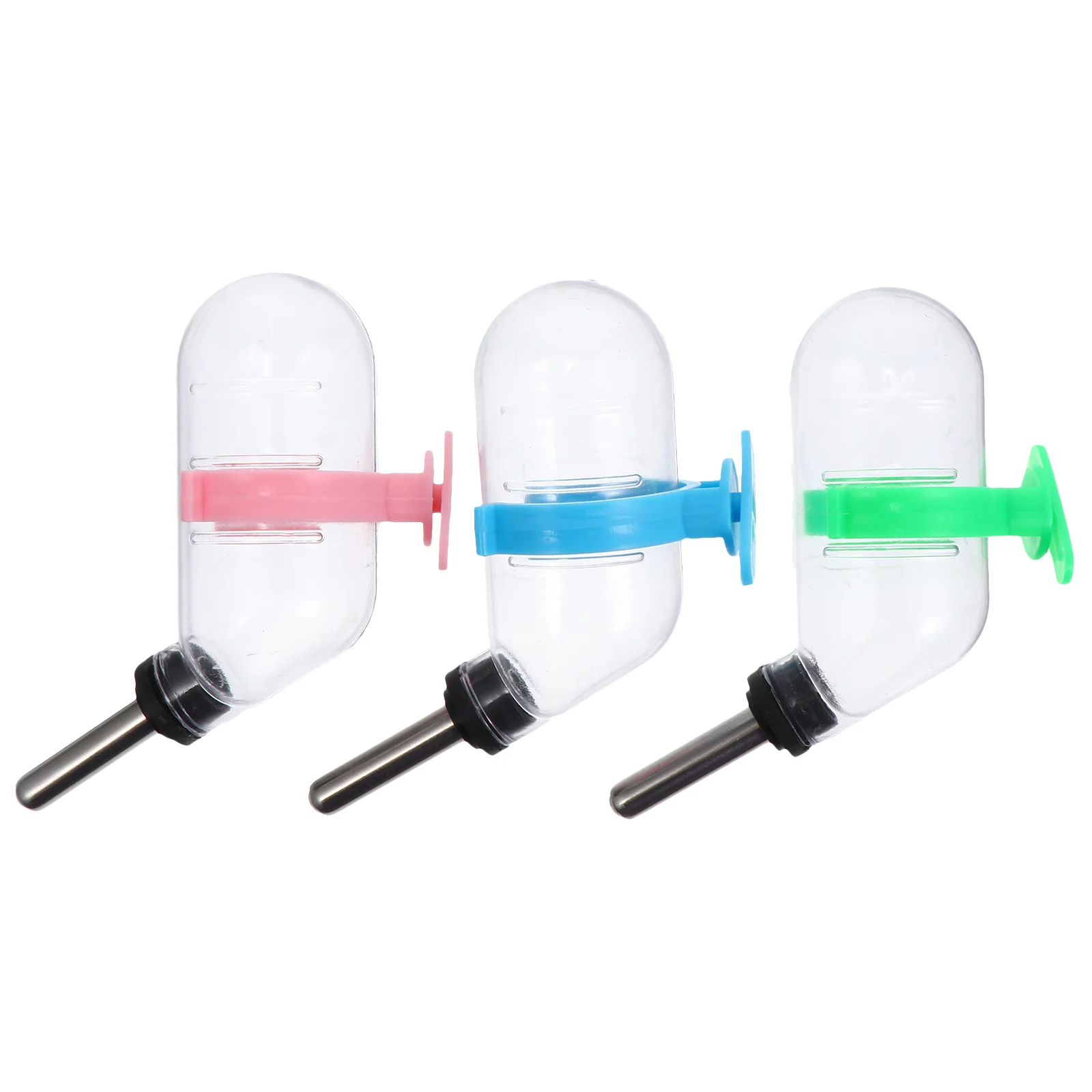 

Water Bottle Hamster Feeder No Drip Rabbit Dispenser Dog Cage Drinking Guinea Animal Automatic Hanging Rat Pet Leak Proof Crate