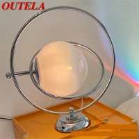 outela modern table lamp creative led the planet desk decorative for home vintage light