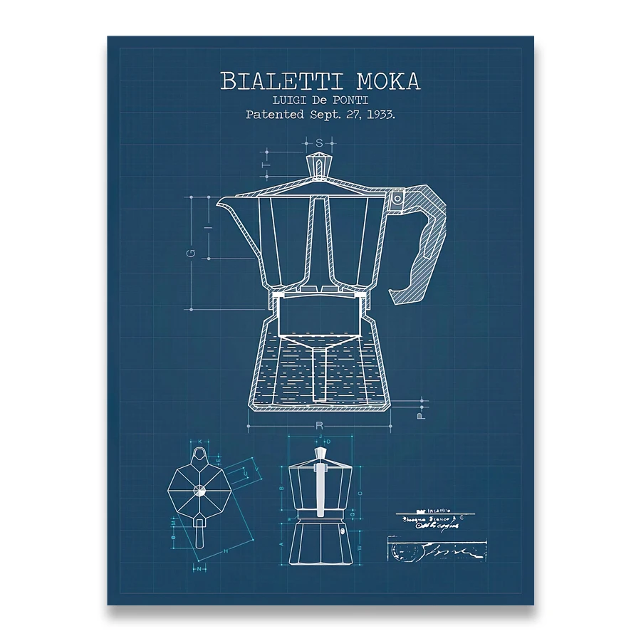 

Художественный постер Bialetti Moka AliPaint