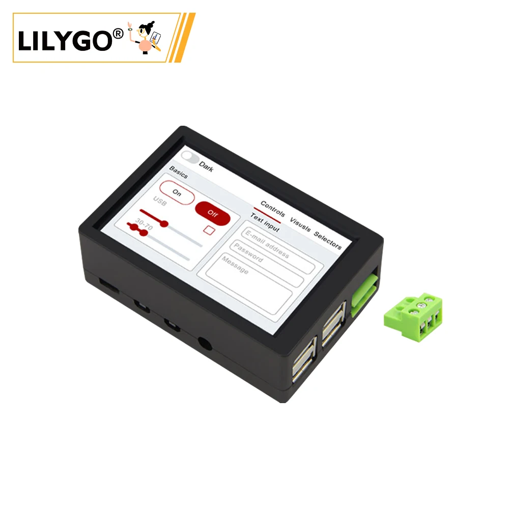 Módulo sem Fio Placa de Desenvolvimento Relé para Arduino Lilygo® Ttgo Lily Wifi Bluetooth 3.5 Polegada Display 5v Expansão pi Esp32