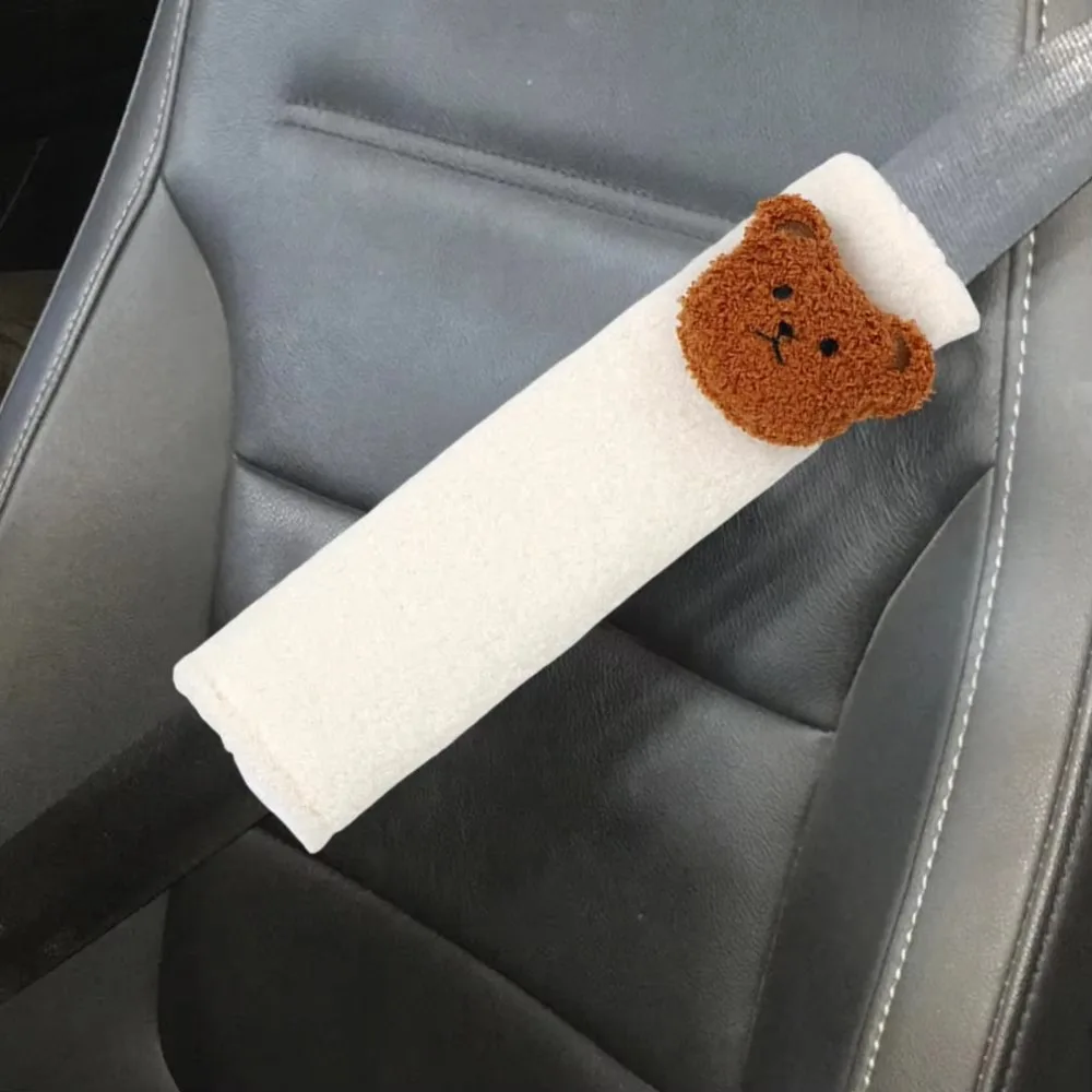 1 шт. мягкий чехол для ремня безопасности с мультяшным медведем