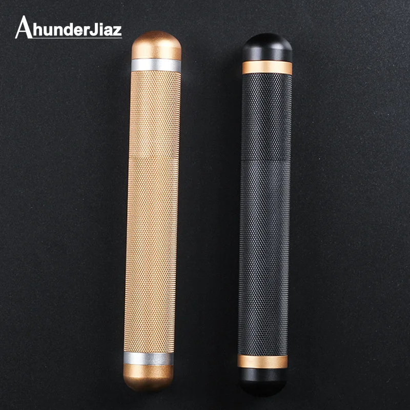 

Portable Cigar Tube Mini Travel Humidor Holder Aluminum Single Cigars Case Storage Tube Cigar Smoking Accessories Gift