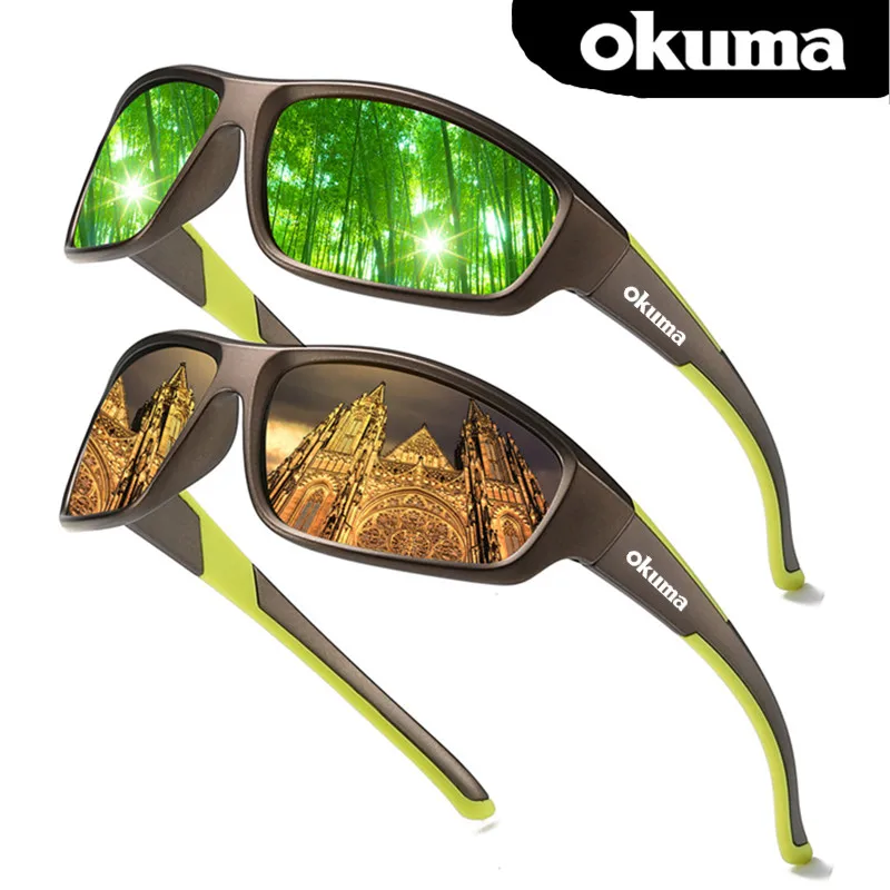 Okuma поляризационные солнцезащитные очки высокой четкости для мужчин и женщин