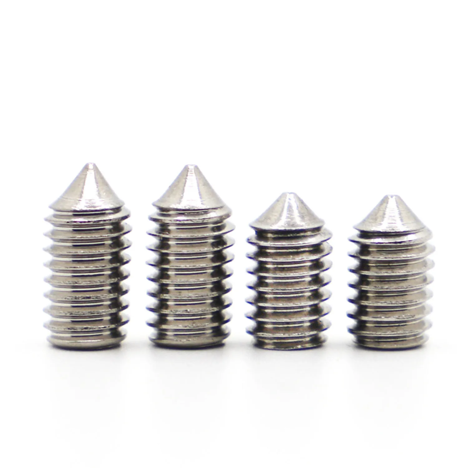 

Hex Hexagon Socket Set Screw Cone Point Grub Screw M2 M2.5 M3 M4 M5 M6 M8 M10 M12 304 Stainless Steel DIN914