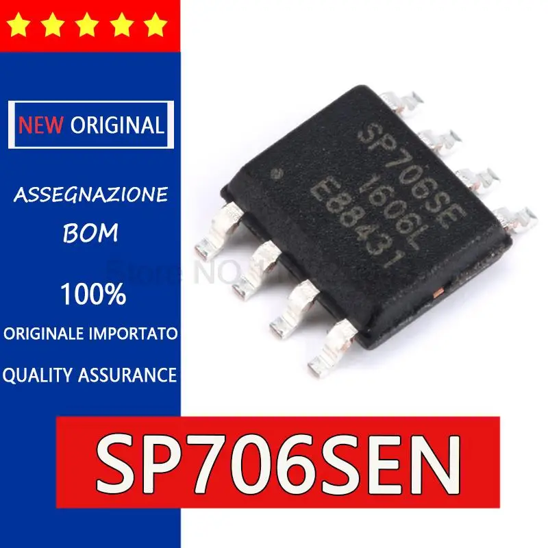 5 шт. оригинальные микропроцессоры SP706 SP706SE SP706SEN SIPEX SOP8, микропроцессоры, чипы управления MCU