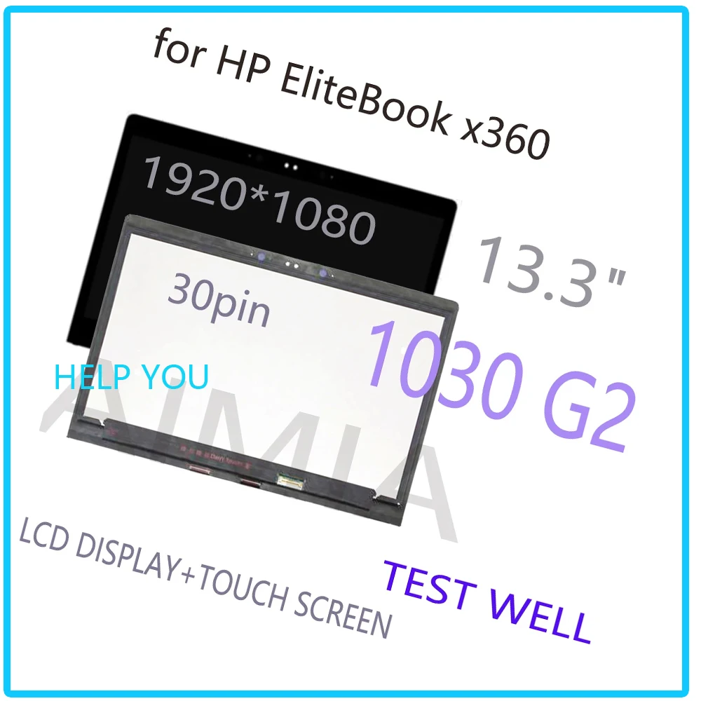 Оригинальный 13 3-дюймовый светодиодный экран для hp Elitebook x360 1030 g2 ЖК-дисплей